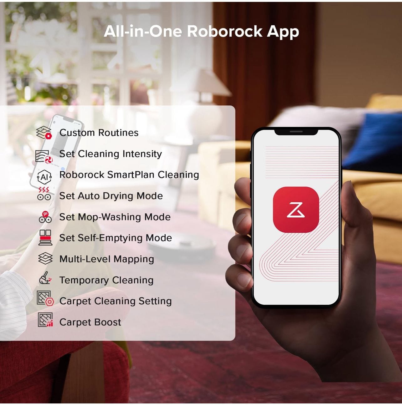 Roborock Qrevo S5V β The Smartest Robot Vacuum & Mop for Effortless Cleaning - Image 4