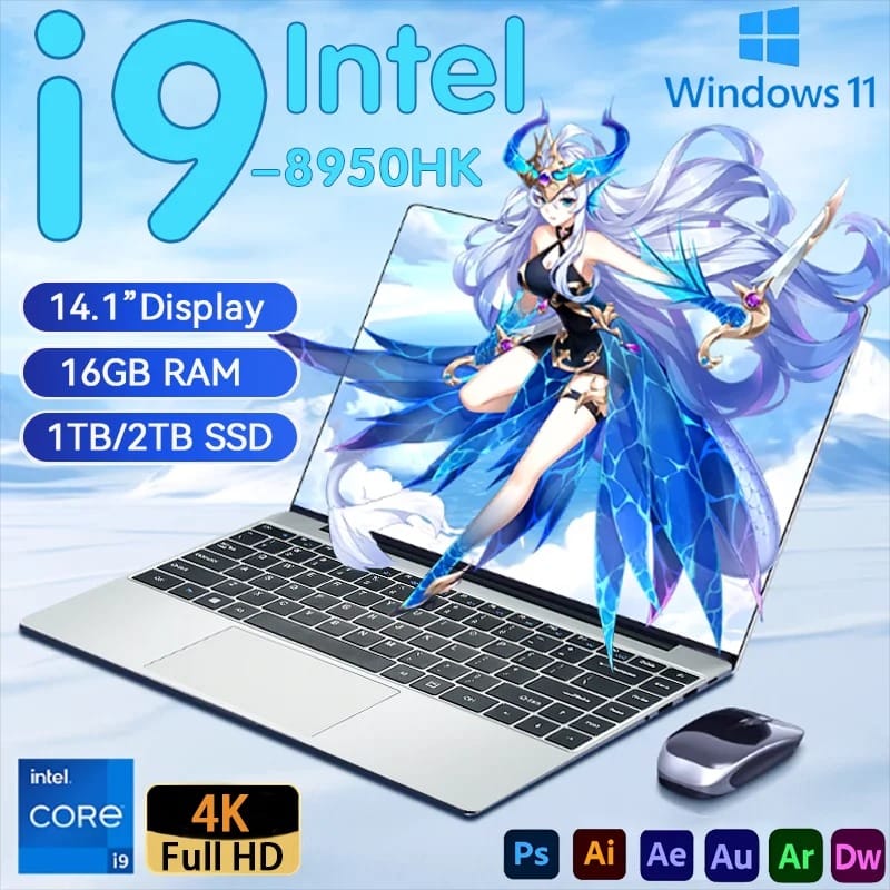 laptop with Intel Core i9-