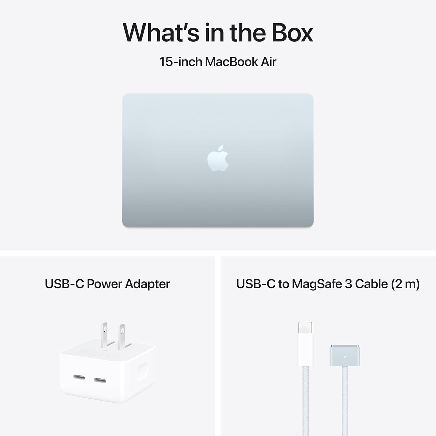 Apple 2025 MacBook Air 15-inch (M4, 16GB RAM, 512GB SSD, Sky Blue) – The Ultimate Blend of Power and Portability - Image 7