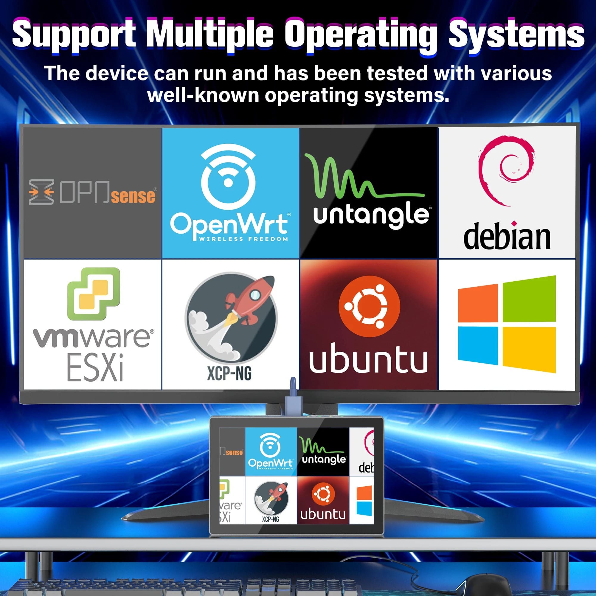 Higole F9B 7" Intel N100 Mini PC Tablet with 4G LTE - Image 3