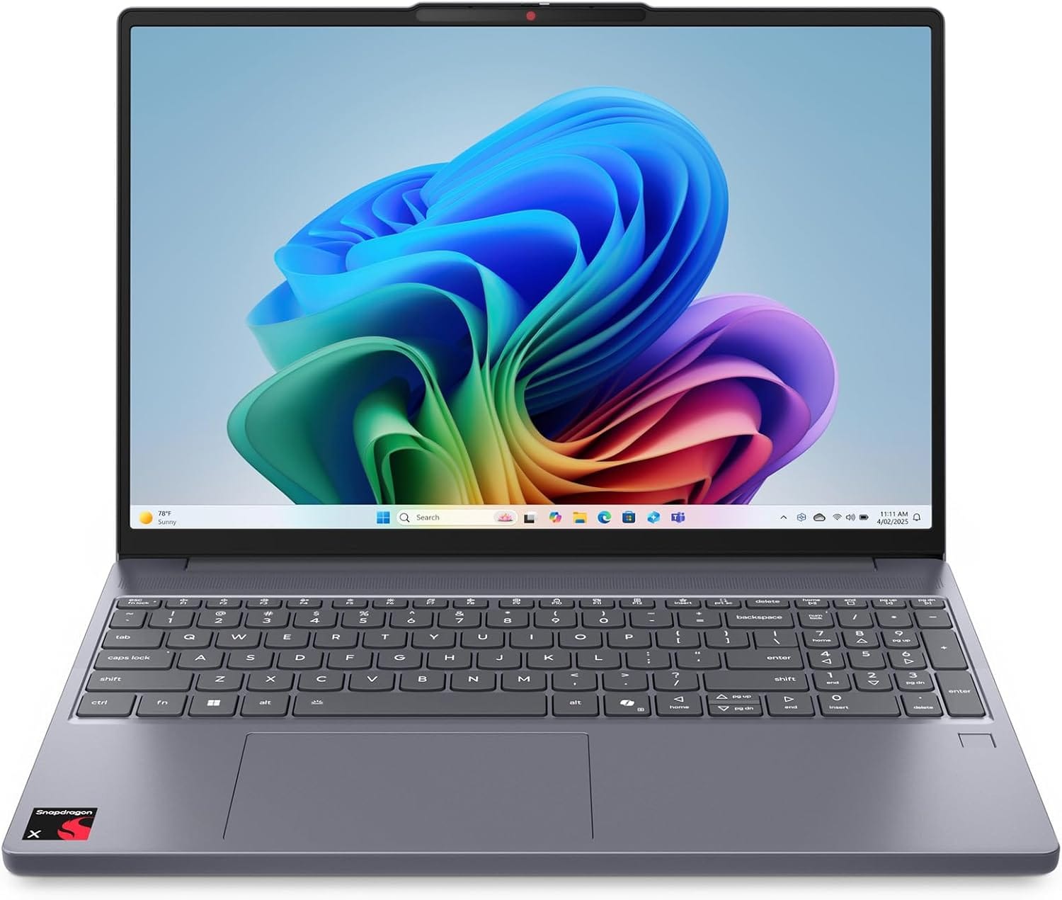 Lenovo IdeaPad Slim 3X – 15.3" WUXGA Touchscreen, Qualcomm Snapdragon X, 16GB RAM, 512GB SSD, Windows 11 Pro, Copilot+ AI