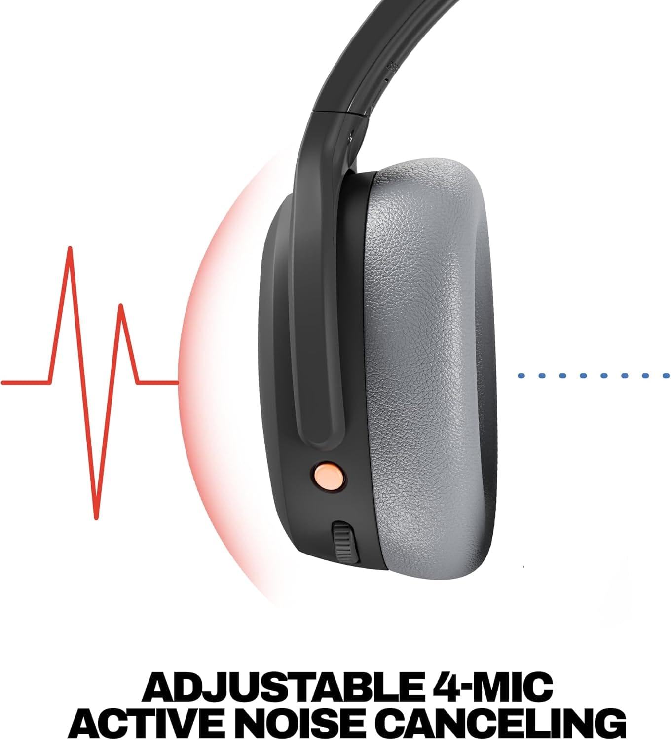 Skullcandy Crusher ANC 2 β Wireless Over-Ear THC Headphones with Multi-Sensory Bass & Noise Cancelling (Up to 60 Hrs Battery)